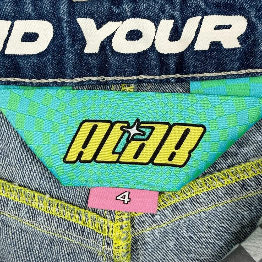 ALAB Rave Ultra‎ Baggy Jeans Size 4 26